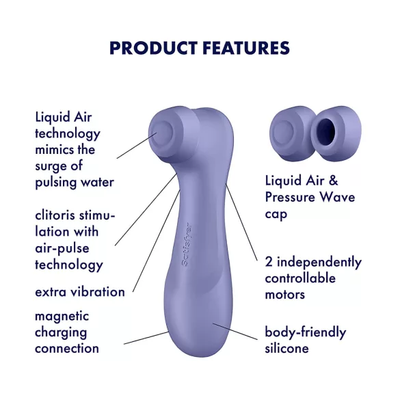Satisfyer Pro 2 Gen3 - stimulátor klitorisa na zračne valove - punjivi