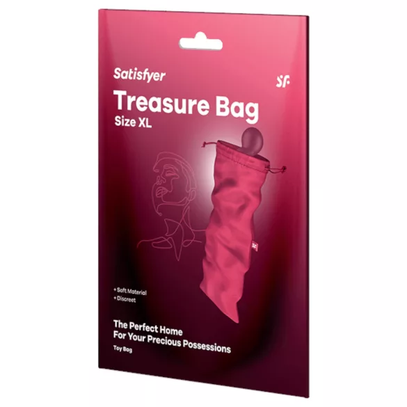 Satisfyer Treasure Bag XL - diskretna torbica za pohranu seksualnih igračaka (roza)