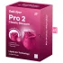 Satisfyer Pro 2 Classic Blossom - stimulator klitorisa na zračne valove - crveni