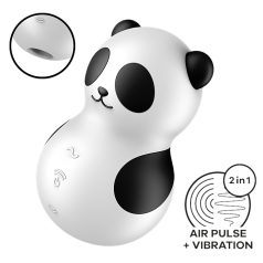   Satisfyer Pocket Panda - stimulator klitorisa na zračne valove - crni