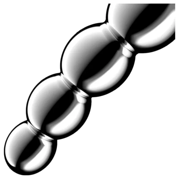 Satisfyer Star Force 1 - čelični dildo s kuglicama - srebro