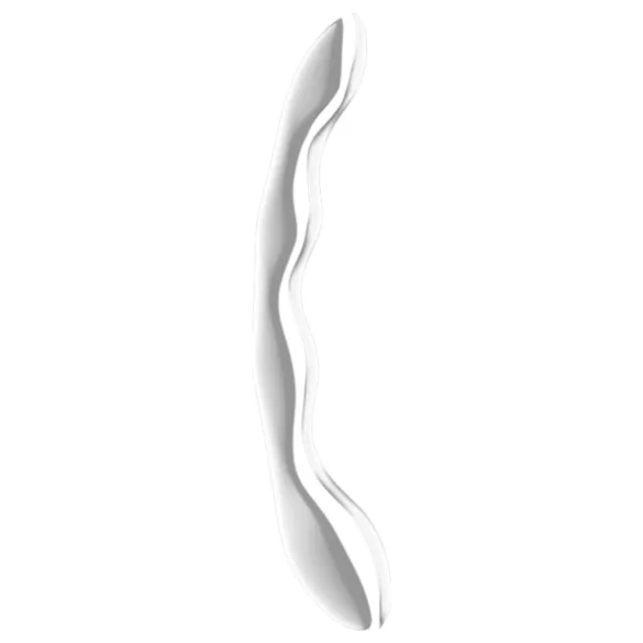 Satisfyer Cosmic Crest 2 - dildo od valovitog čelika - srebrni