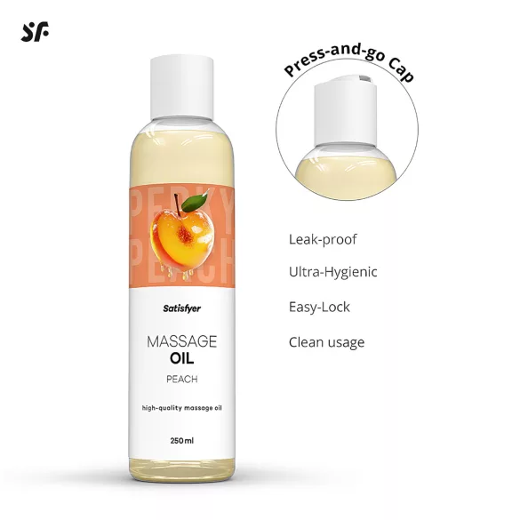 Satisfyer - masažno ulje - breskva (250ml)