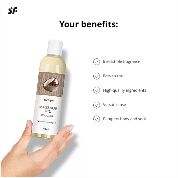 Satisfyer - masažno ulje - kokos (250ml)