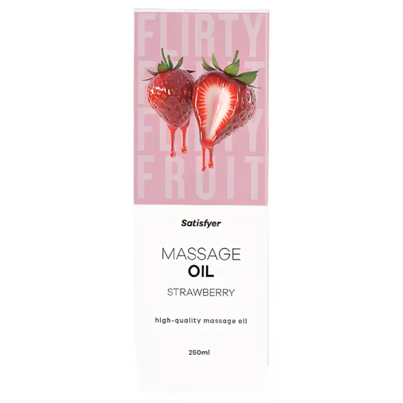Satisfyer - aromatizirano ulje za masažu - jagoda (250 ml)