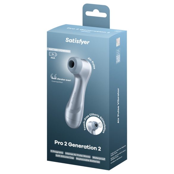 Satisfyer Pro2 Gen2 - stimulátor klitorisa na zračne valove - plavi