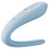 Satisfyer Double Classic - vibrator za parove (plavi)