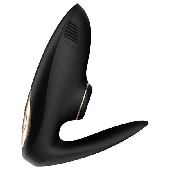 Satisfyer Pro 4 Couples - vibrator za parove s pulsirajućim zrakom - crni