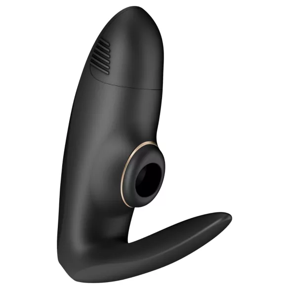 Satisfyer Pro 4 Couples - vibrator za parove s pulsirajućim zrakom - crni