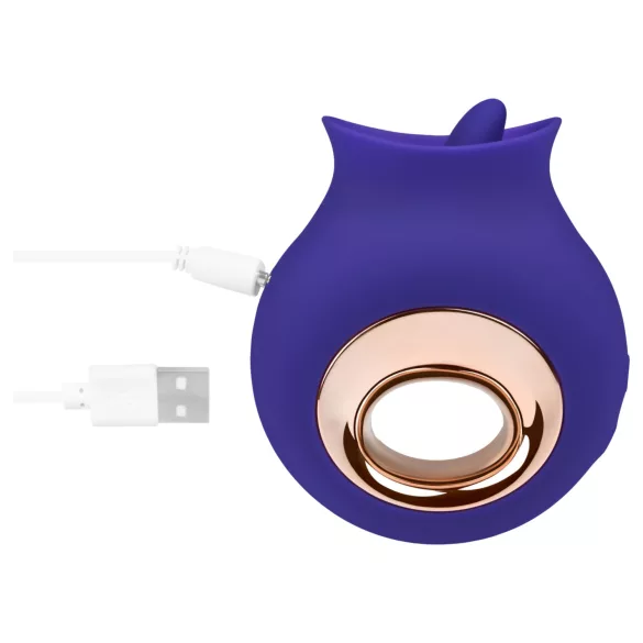 EIS - vibrator za lizanje - ljubičasta