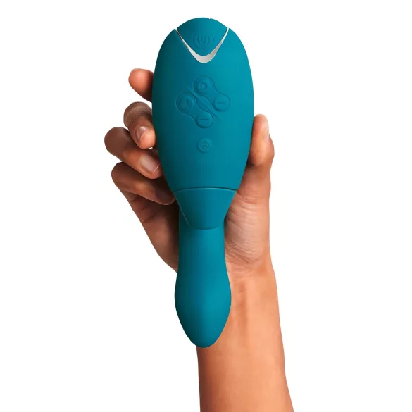 Womanizer Duo 2 - vibrator za G-točku i klitoris - zeleni