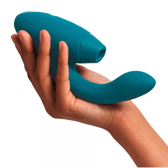 Womanizer Duo 2 - vibrator za G-točku i klitoris - zeleni
