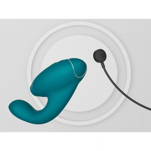 Womanizer Duo 2 - vibrator za G-točku i klitoris - zeleni