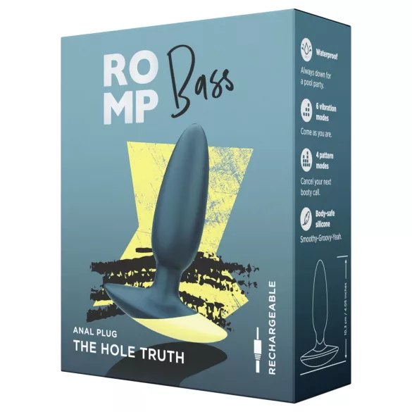 ROMP Bass - analni vibrator - zeleni