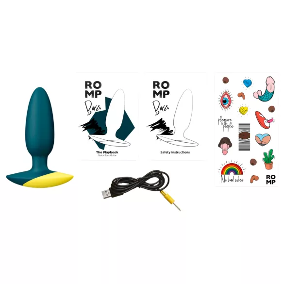 ROMP Bass - analni vibrator - zeleni