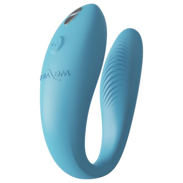 We-Vibe Sync Go - vibrator za parove na bateriju - tirkizna boja