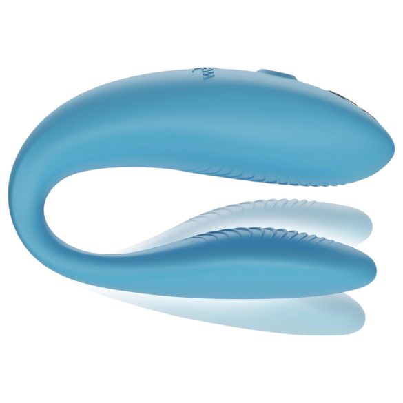 We-Vibe Sync Go - vibrator za parove na bateriju - tirkizna boja