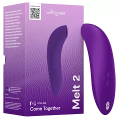   We-Vibe Melt 2 - Aplikacijom upravljani stimulator klitorisa s valovima zraka (ljubičasti)