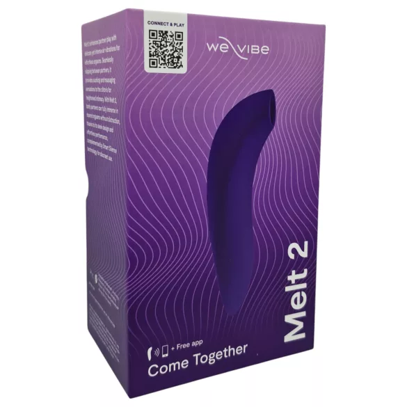 We-Vibe Melt 2 - stimulator za klitoris na zračne valove - ljubičasta
