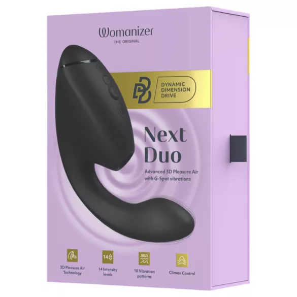 Womanizer Next Duo - 2u1 G-točka vibrator (crni)