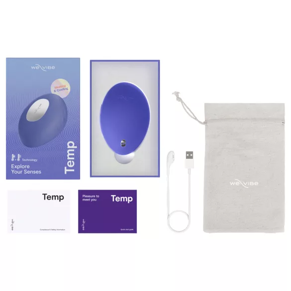 We-Vibe Temp - vibrator za hlađenje i grijanje klitorisa (plavi)