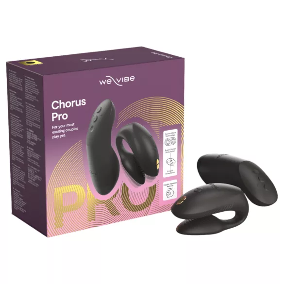 We-Vibe Chorus Pro - vibrator za parove s aplikacijom i daljinskim upravljačem (crni)