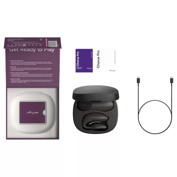 We-Vibe Chorus Pro - vibrator za parove s aplikacijom i daljinskim upravljačem (crni)