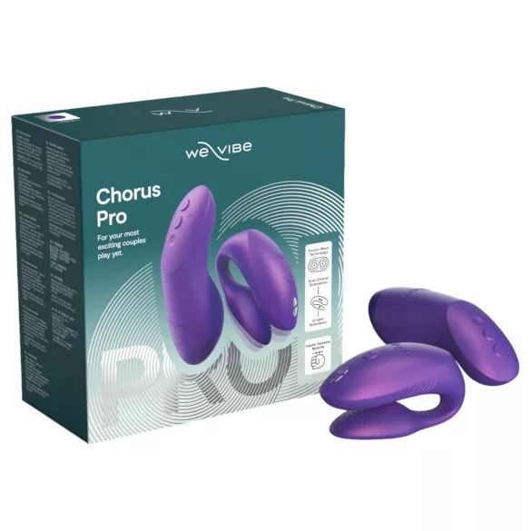 We-Vibe Chorus Pro - vibrator za parove s daljinskim upravljačem - ljubičasti