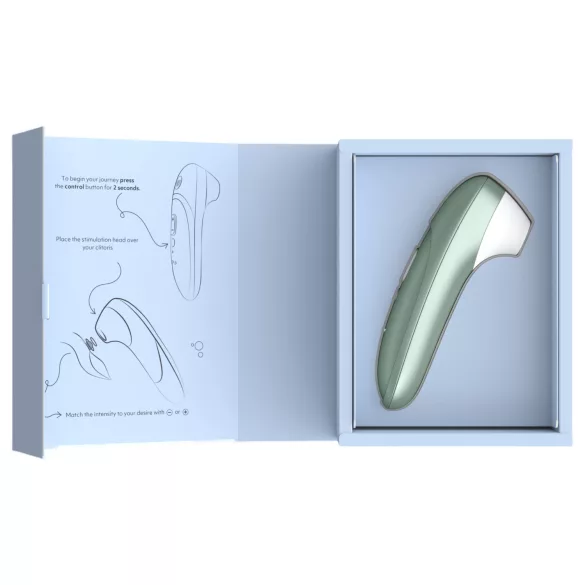 Womanizer Pro - stimulator klitorisa s valovima zraka (zeleni)