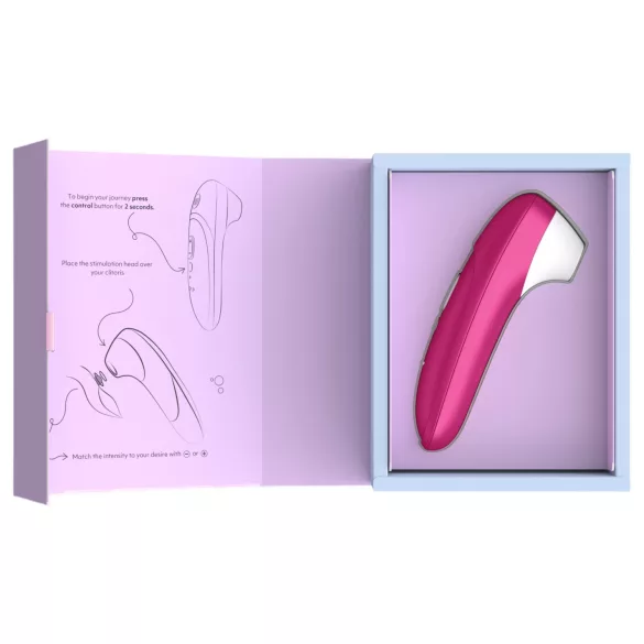 Womanizer Pro - stimulator klitorisa na zračne valove (rozi)