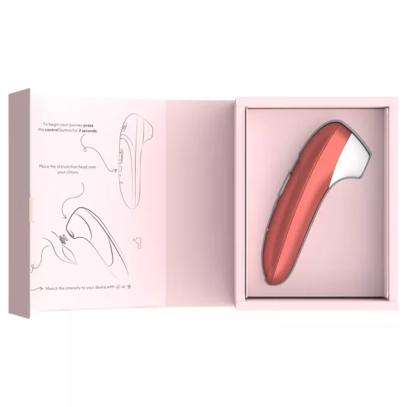 Womanizer Pro - stimulator klitorisa s valovima zraka (crveni)