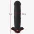 Fun Factory The Boss Stub – dildo s vakumskim postoljem (crni)