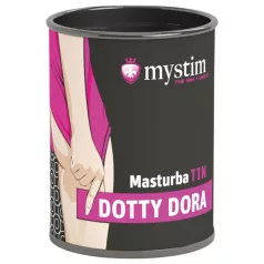   Mystim MasturbaTIN Dotty Dora - točkasti masturbator - bijeli