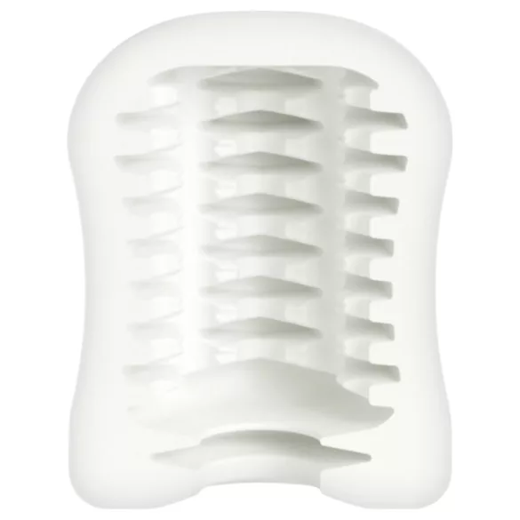Mystim MasturbaTIN Ribbed Rita - masturbator s rebrima - bijeli