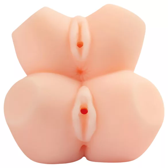 TAMASHII Mother and Daughter - hentai dvostruki umjetni vagina masturbator (prirodna boja)
