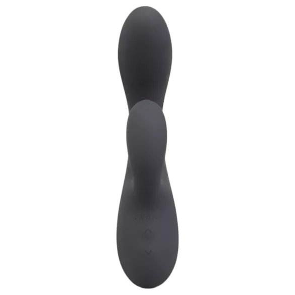 le Wand Soft Rabbit - vibrator sa 2 motora s nastavkom za klitoris - crni
