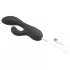 le Wand Soft Rabbit - vibrator sa 2 motora s nastavkom za klitoris - crni