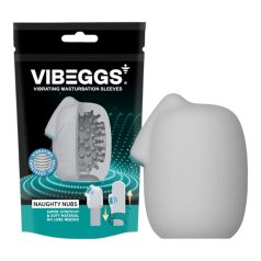 VIBEGGS - vibracijsko jaje masturbator - bijelo