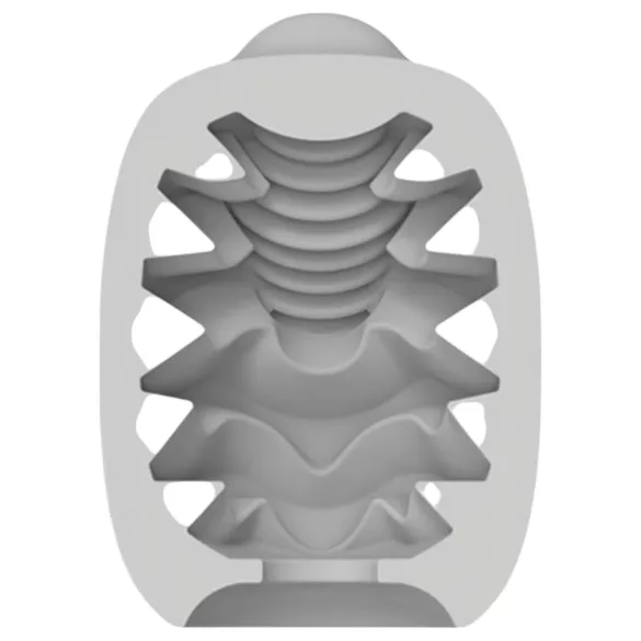 VIBEGGS Candy Curves - vibracijsko jaje masturbator - bijelo