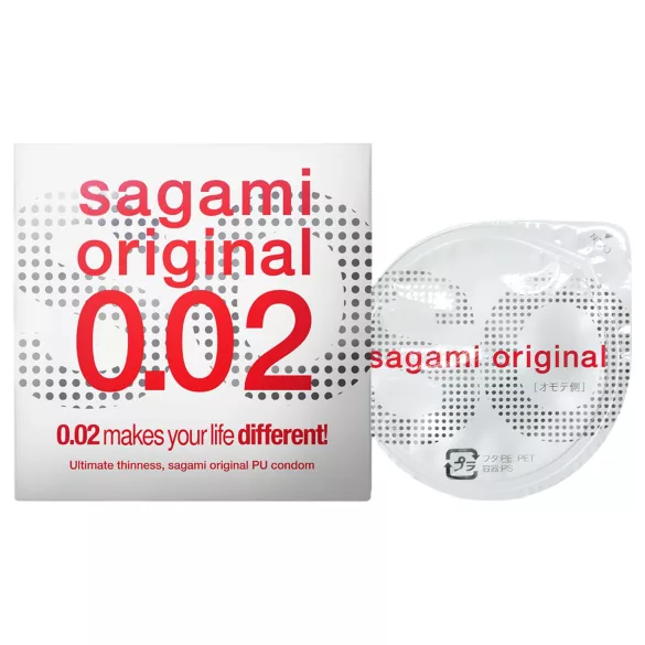 Sagami Original 0,02 - kondom - ultra tanki - 55mm (1 kom)