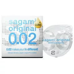   Sagami Original 0,02 - ekstra podmazani kondom - 55mm - 1 komad