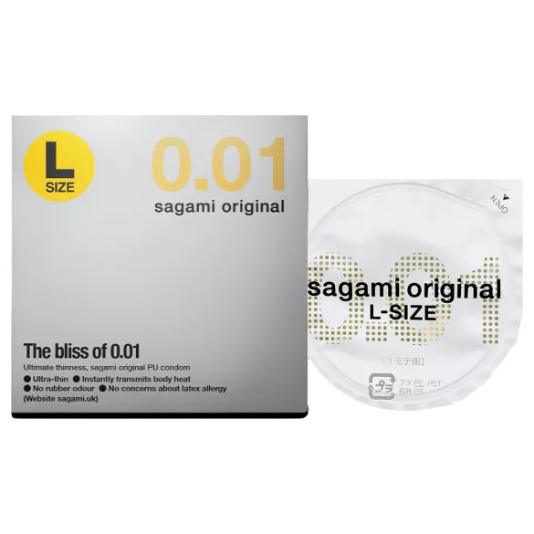 Sagami Original 0.01 L - kondom - 58mm - 1 komad