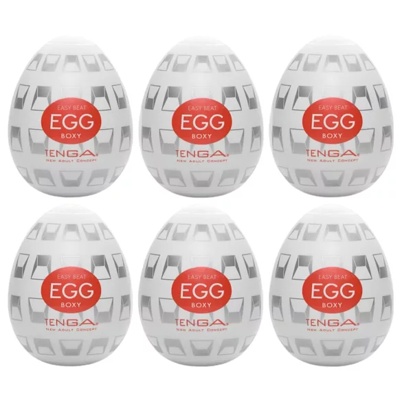 TENGA Egg Boxy - masturbator u obliku jajeta - set 6 komada