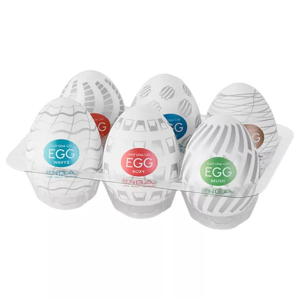 TENGA Egg - set muških masturbatora u obliku jajeta - 6 komada