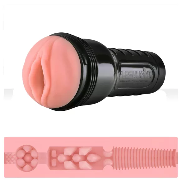 Fleshlight Pink Lady Destroya - realistična umjetna vagina u futroli - natur