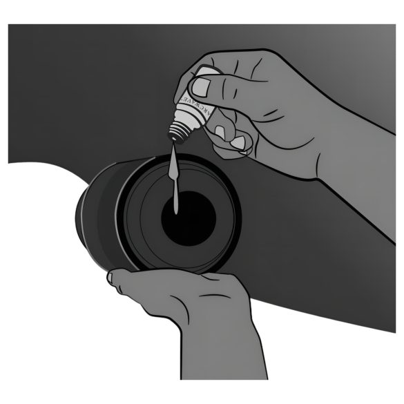 Arcwave Voy - muški masturbator s pritezanjem i rotacijom - crni