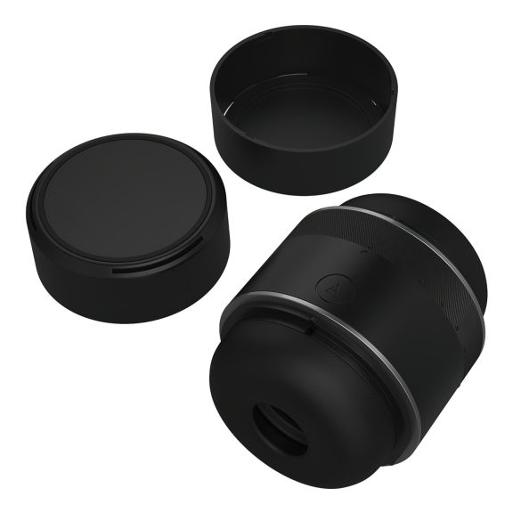 Arcwave Voy - muški masturbator s pritezanjem i rotacijom - crni