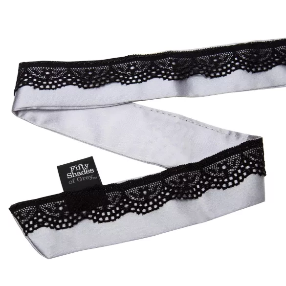 Fifty Shades of Grey - stezaljke za bradavice s ogrlicom - srebrna