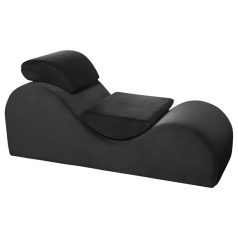 Liberator Esse Lounger - prilagodljiva seks sofa (crna)