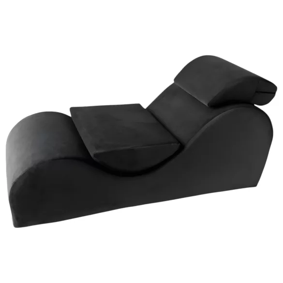 Liberator Esse Lounger - tantra fotelja na preklapanje - crna